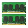 Kingston ValueRAM - Memory - 4 GB ( 2 x 2 GB ) - SO DIMM 200-pin - DDR2 - 800 MHz / PC2-6400 - CL6 - 1.8 V - unbuffered - non-ECC KVR800D2S6K2/4G